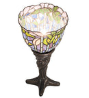 Meyda 15" High Tiffany Flowering Lotus Mini Lamp- 244885