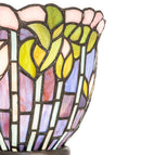 Meyda 15" High Tiffany Flowering Lotus Mini Lamp- 244885