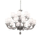 Meyda 48" Wide Murano Almaden Southland 18 Light Chandelier- 245498