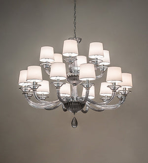 Meyda 48" Wide Murano Almaden Southland 18 Light Chandelier.. 245498
