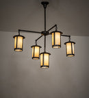 Meyda 42" Wide Fulton Prime 5 Light Chandelier 245693