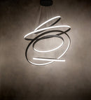 Meyda 60" Wide Anillo 5 Ring Cascading Chandelier- 246666