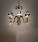Meyda 28" Wide Lindsay 6 Light Chandelier- 247387