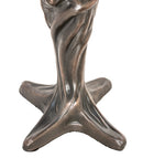 Meyda 15" High Tiffany Poinsettia Mini Lamp- 247501