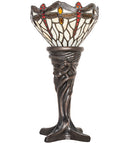Meyda 15" High Tiffany Hanginghead Dragonfly Mini Lamp- 247528