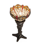Meyda 15" High Tiffany Hanginghead Dragonfly Mini Lamp- 247528