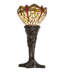 Meyda 15" High Tiffany Hanginghead Dragonfly Mini Lamp- 247528