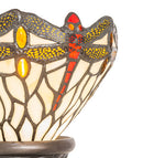 Meyda 15" High Tiffany Hanginghead Dragonfly Mini Lamp- 247528