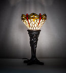 Meyda 15" High Tiffany Hanginghead Dragonfly Mini Lamp- 247528