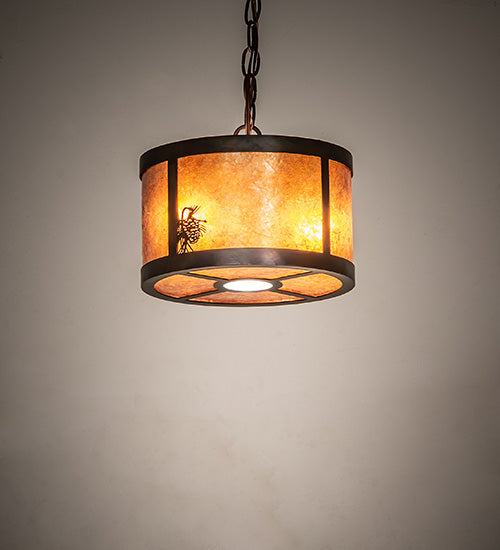 Meyda 10" Wide Fulton Winter Pine Pendant 247785