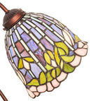 Meyda 18" High Tiffany Flowering Lotus Desk Lamp- 247789