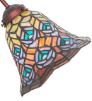 Meyda 18" High Tiffany Peacock Feather Desk Lamp- 247790