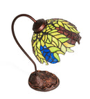 Meyda 18" High Tiffany Honey Locust Desk Lamp- 247919