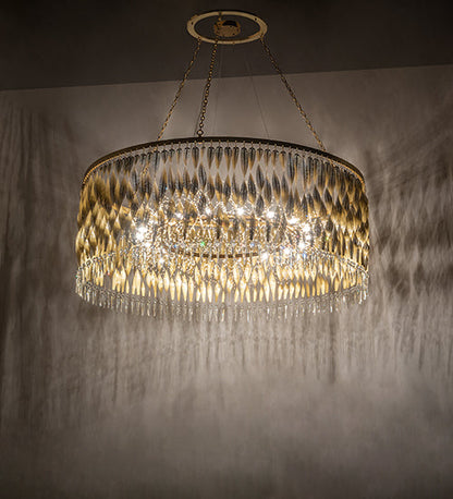 Meyda 80" Wide Sterling Ridge Chandelier- 250167