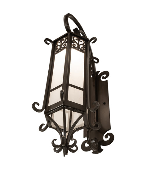 Meyda 12" Wide Caprice Lantern Wall Sconce 250471