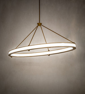Meyda 64" Long Anillo Gemini Oblong Pendant- 250621