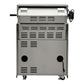 FORNO Bulnes Outdoor Kitchen 30-Inch BBQ 60,000 BTU, with Sear, Rotisserie Infrared Burners, 1.8 Cu.Ft. Beverage Center, & Black/White Countertops