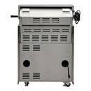 FORNO Bulnes Outdoor Kitchen 30-Inch BBQ 60,000 BTU, with Sear, Rotisserie Infrared Burners, 1.8 Cu.Ft. Beverage Center, & Black/White Countertops