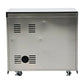 FORNO Bulnes Outdoor Kitchen 30-Inch BBQ 60,000 BTU, with Sear, Rotisserie Infrared Burners, 1.8 Cu.Ft. Beverage Center, & Black/White Countertops