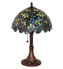 Meyda 17" High Nightfall Wisteria Table Lamp- 251088