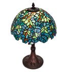 Meyda 17" High Nightfall Wisteria Table Lamp- 251088