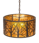 Meyda 20" Wide Winter Maple Pendant '251387