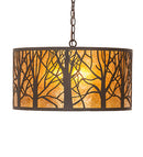 Meyda 20" Wide Winter Maple Pendant '251387