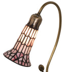 Meyda 16" High Stained Glass Pond Lily Accent Lamp - 251570