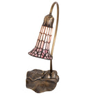 Meyda 16" High Stained Glass Pond Lily Accent Lamp - 251570