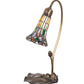 Meyda 16" High Stained Glass Pond Lily Accent Lamp - 251572