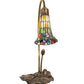 Meyda 16" High Stained Glass Pond Lily Accent Lamp - 251572