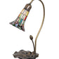 Meyda 16" High Stained Glass Pond Lily Accent Lamp - 251572