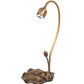 Meyda 16" High Stained Glass Pond Lily Accent Lamp - 251572
