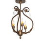 Meyda 12" Wide Antonia 3 Light Chandelier- 252343