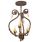 Meyda 12" Wide Antonia 3 Light Chandelier- 252343