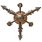 Meyda 12" Wide Antonia 3 Light Chandelier- 252343