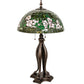 Meyda 33" High Tiffany Banded Dogwood Table Lamp- 253005