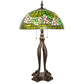 Meyda 33" High Tiffany Banded Dogwood Table Lamp- 253005