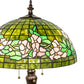 Meyda 33" High Tiffany Banded Dogwood Table Lamp- 253005