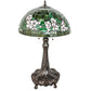 Meyda 31" High Tiffany Banded Dogwood Table Lamp- 253008