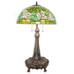 Meyda 31" High Tiffany Banded Dogwood Table Lamp- 253008