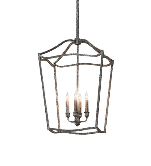 Meyda 16" Square Kitzi Tapered Pendant 253060