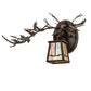 Meyda 16" Wide Pine Branch Valley View Left Wall Sconce '253651