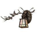 Meyda 16" Wide Pine Branch Valley View Left Wall Sconce '253651
