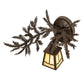 Meyda 16" Wide Pine Branch Valley View Left Wall Sconce '253651