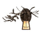 Meyda 16" Wide Pine Branch Valley View Left Wall Sconce '253651