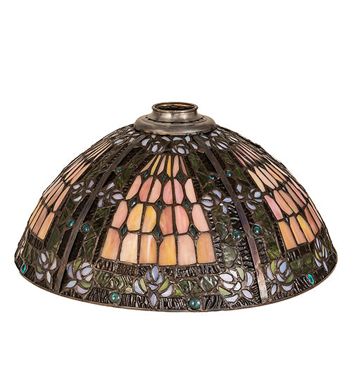 Meyda 16" Wide Fleur-de-lis Shade '254245