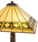 Meyda 27" High Diamond Band Mission Table Lamp- 255015