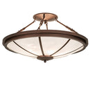 Meyda 36" Wide Commerce Semi-Flushmount 255456