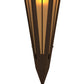 Meyda 7.25" Wide Brum Wall Sconce 255671